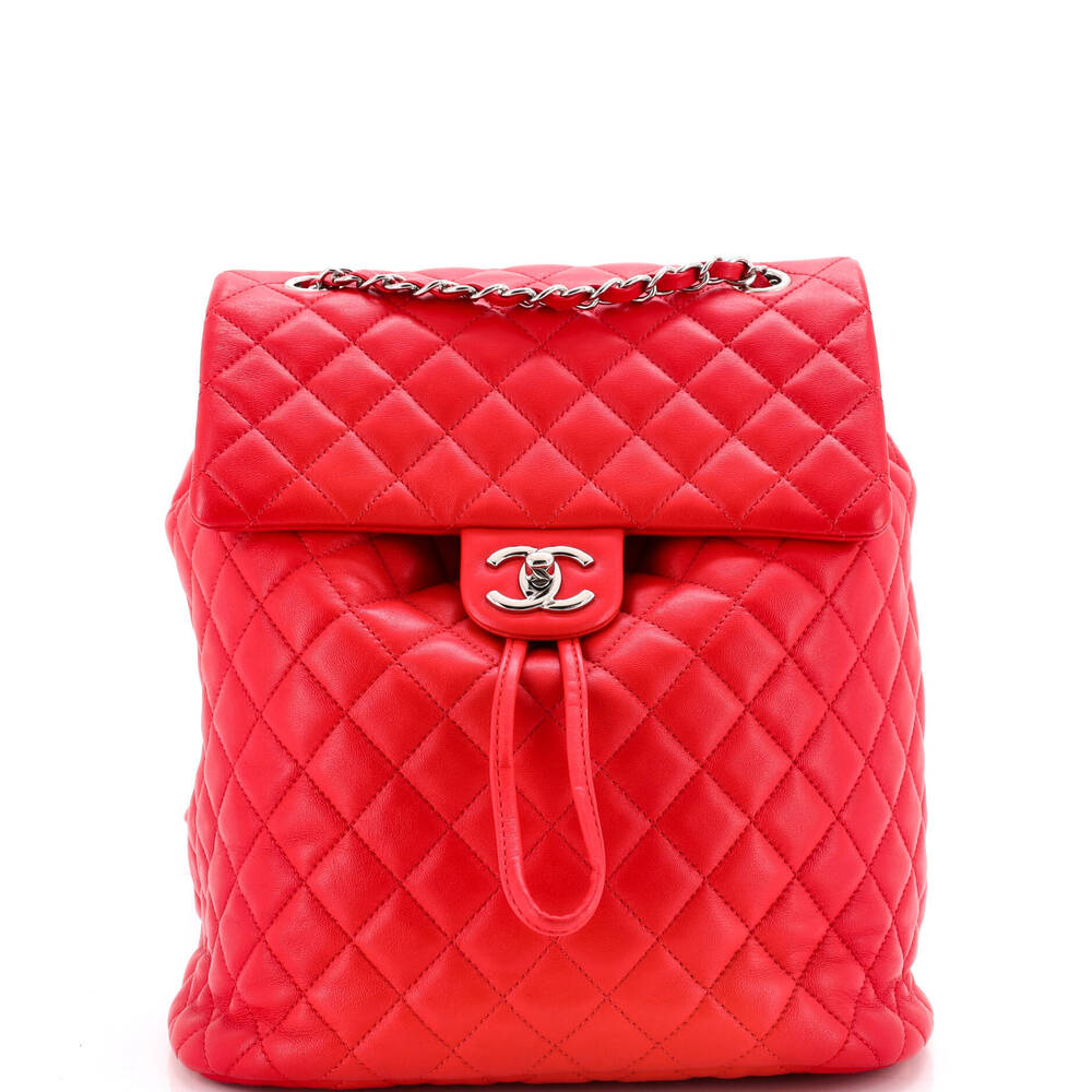 Chanel Large Urban Spirit Backpack Quilted Lambskin